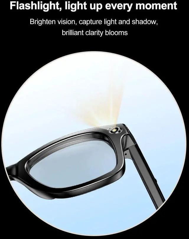 Alt view image 6 of 7 - 2025 New AI Photography Video Smart Glasses Intelligent Inte