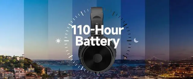 Alt view image 2 of 7 - Oneodio Pro C Wireless Bluetooth 5.2 Headphones Over Ear Wit