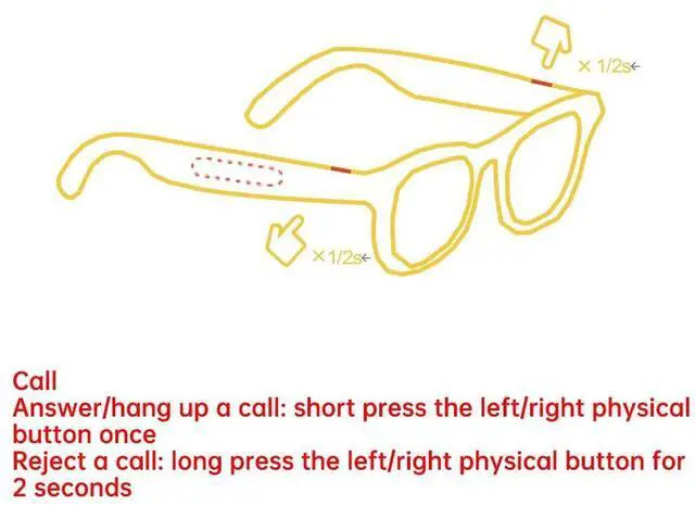 Alt view image 5 of 7 - New Wifi AI Smart Glasses HD1080P Anti-shake Camera Video Gl