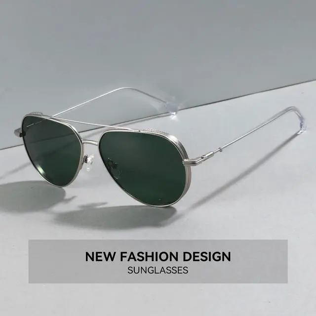 Main image of ZENOTTIC XL Size Fashion Aviator Prescription Sunglasses for