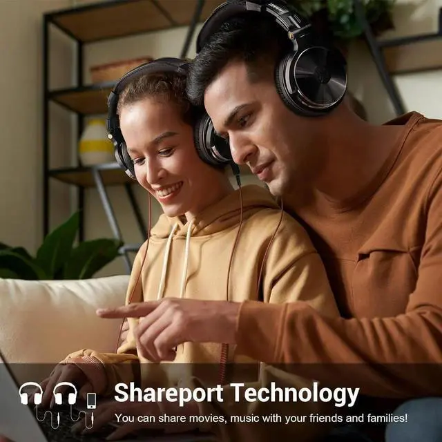 Alt view image 4 of 7 - Oneodio Pro 10 Wired Studio Headphones Stereo Professional D