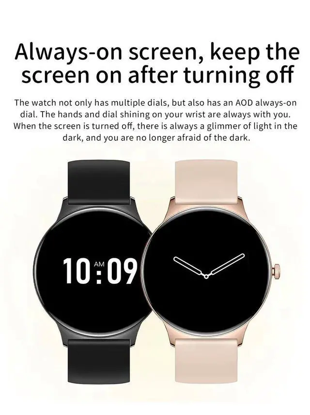 Alt view image 7 of 7 - LIGE AMOLED Screen Healt Smart Watch Women Sports Fitness Wa