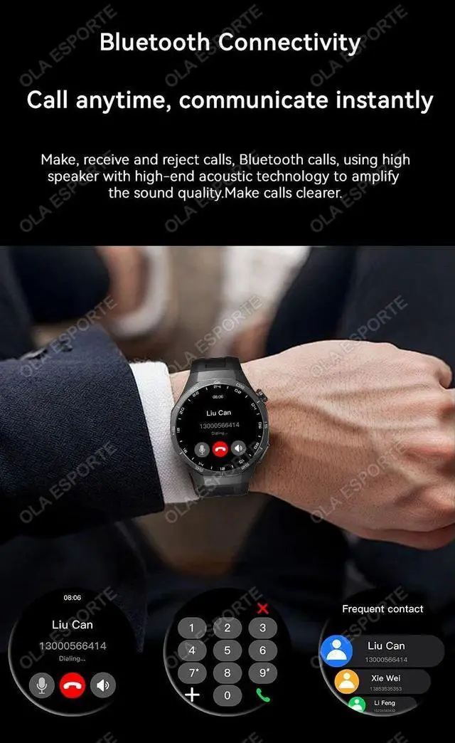 Alt view image 7 of 7 - 2025 New Watch GT5 Pro Smart Watch HD AMOLED Screen GPS Trac