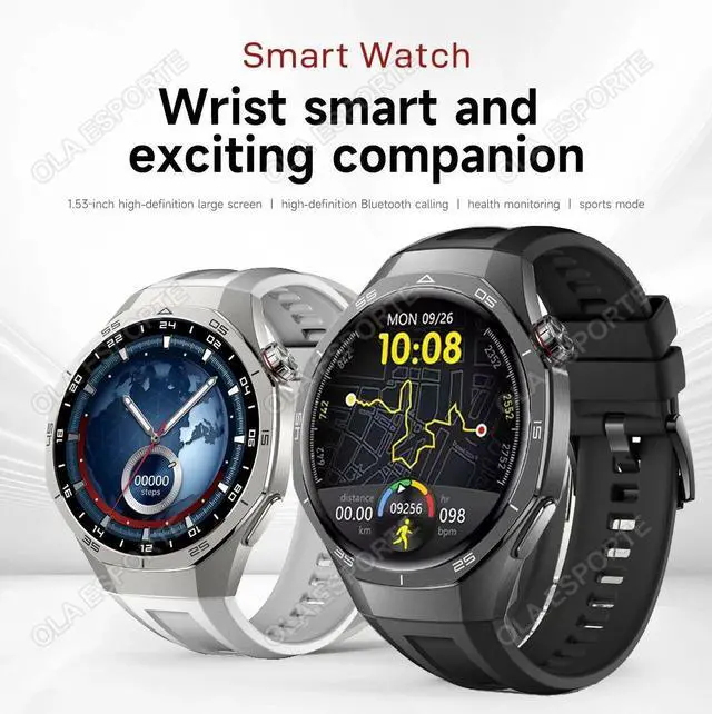 Alt view image 2 of 7 - 2025 New Watch GT5 Pro Smart Watch HD AMOLED Screen GPS Trac