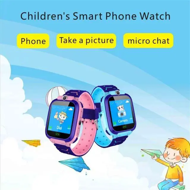 Alt view image 3 of 7 - Q12b Children Smart Watch Life Waterproof Kids Positioning C