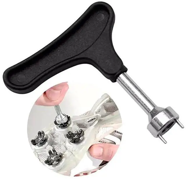 Alt view image 4 of 7 - Golf Spike Wrench Tool Ratchet Handle Golf Remover Ripper St