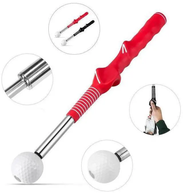 Alt view image 7 of 7 - PGM Golf Retractable Swing Practice Stick Indoor Golf Sound