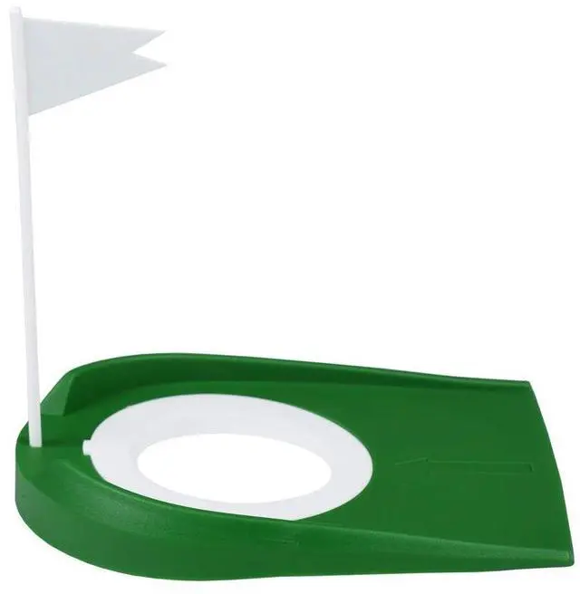 Alt view image 5 of 7 - Indoor Golf Putting Trainer With Hole Flag Putter Green Prac