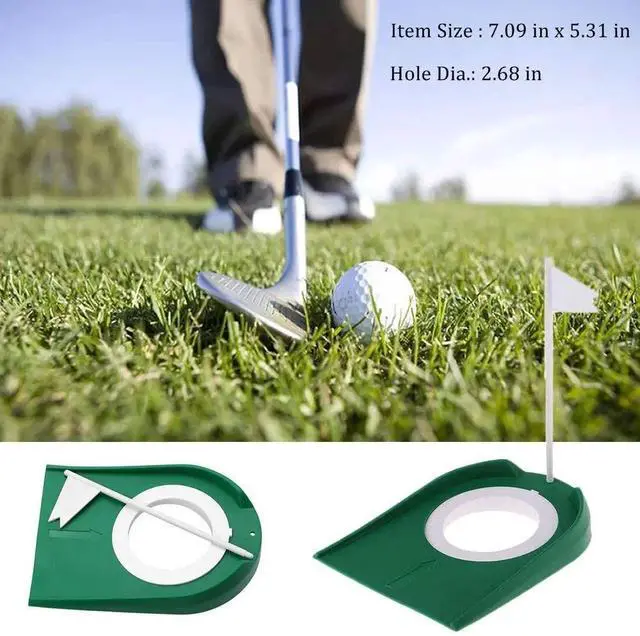 Main image of Indoor Golf Putting Trainer With Hole Flag Putter Green Prac