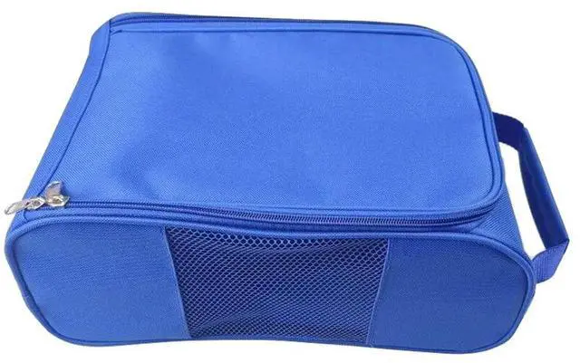 Alt view image 3 of 7 - Portable Mini Golf Shoe Bag Nylon Shoes Carrier Bags Lightw