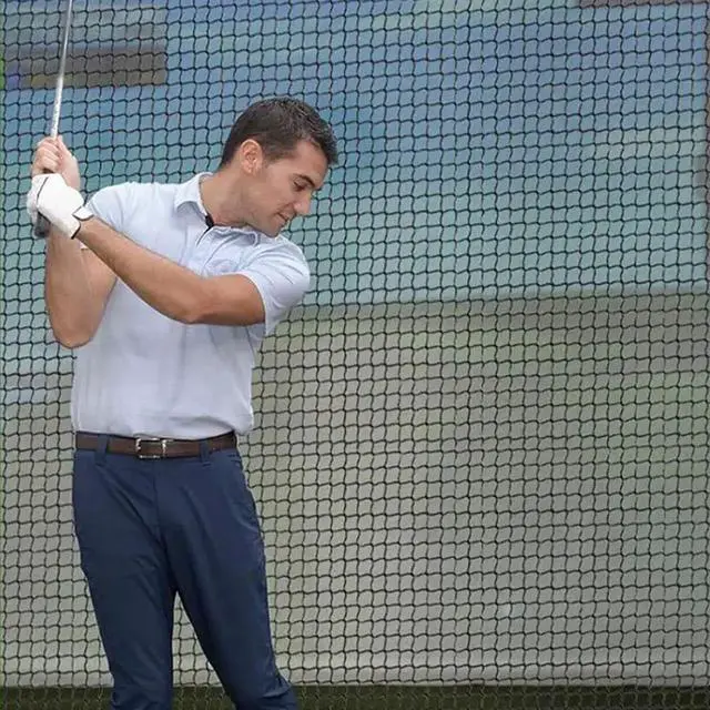 Alt view image 3 of 7 - Indoor Golf Net 3X3m Black Polyester Golf Ball Netting Socce