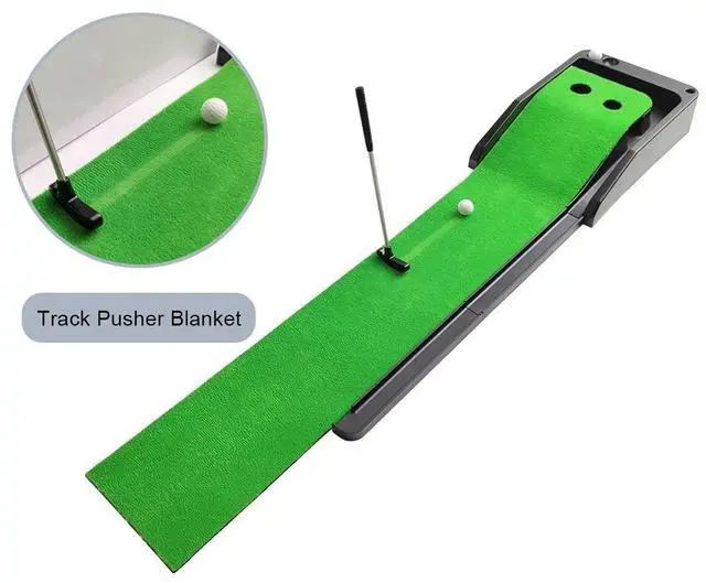 Alt view image 2 of 7 - Putting Green Indoor Set Golf Putting Green Mat with Ball Re