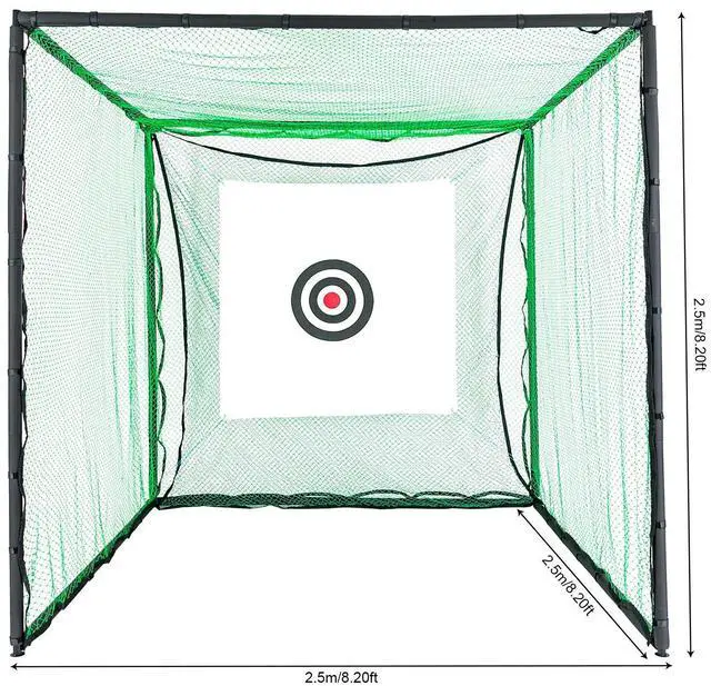 Main image of Golf Hitting Cage Swing Practice Mat for Indoor Outdoor Golf