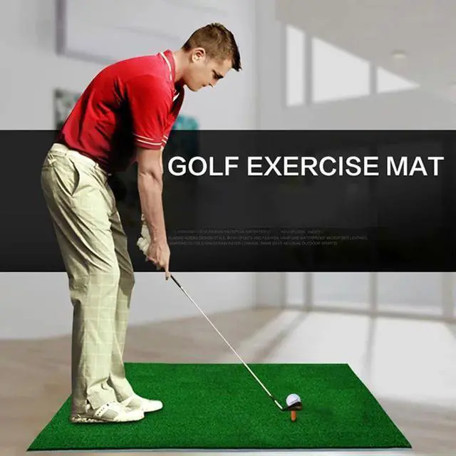 Alt view image 2 of 7 - Golf Exercise Mat EVA Indoor Outdoor Golf Swing Practice Mat