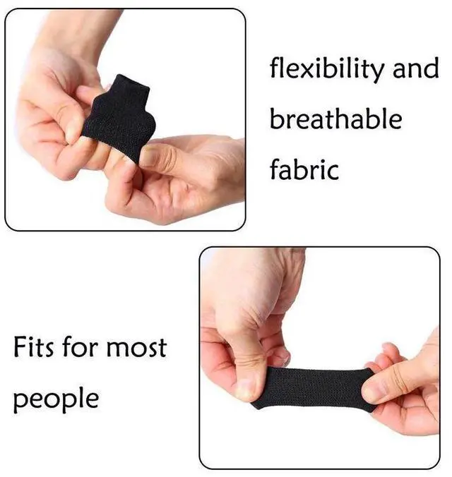 Alt view image 6 of 7 - 10Pcs Comfortable Finger Brace Splint Sleeve Thumb Support P