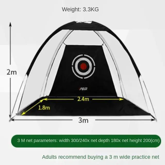 Alt view image 4 of 7 - PGM Golf Batting Cage Training Aids Indoor and Outdoorsports