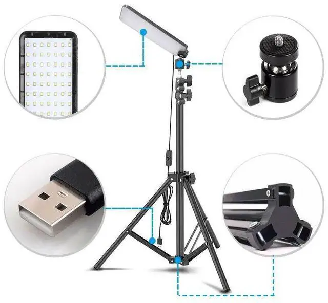 Alt view image 5 of 7 - Video Light LED Selfie Light LED lamp Photography Light With