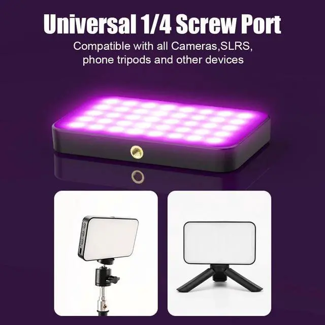 Alt view image 6 of 7 - ZOMEI Full Color RGB LED Video Light CRI95+ 2500K-7000K 800L