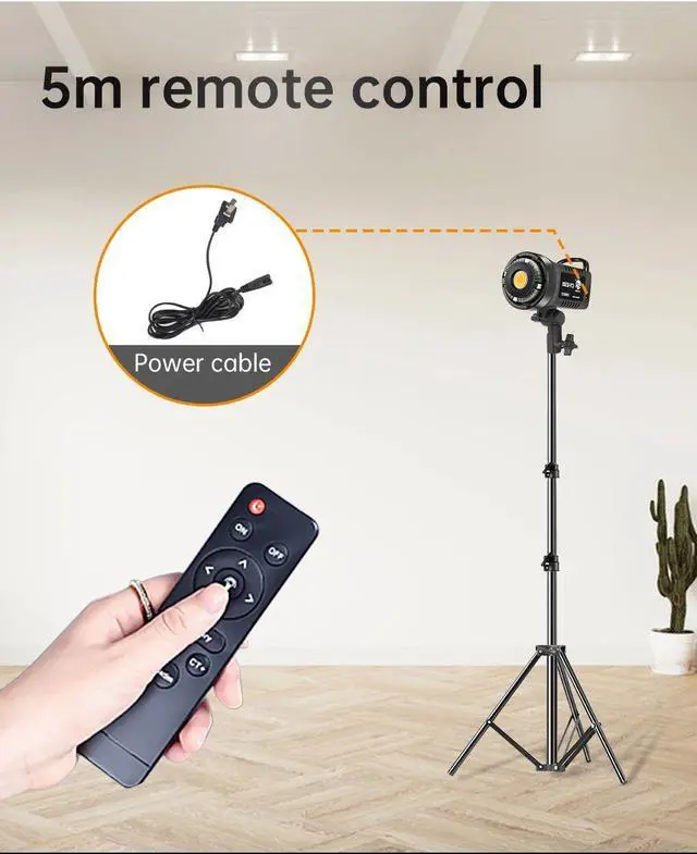 Main image of 100W/115W Bowens COB Photography Light Kit 2M Tripod Photogr