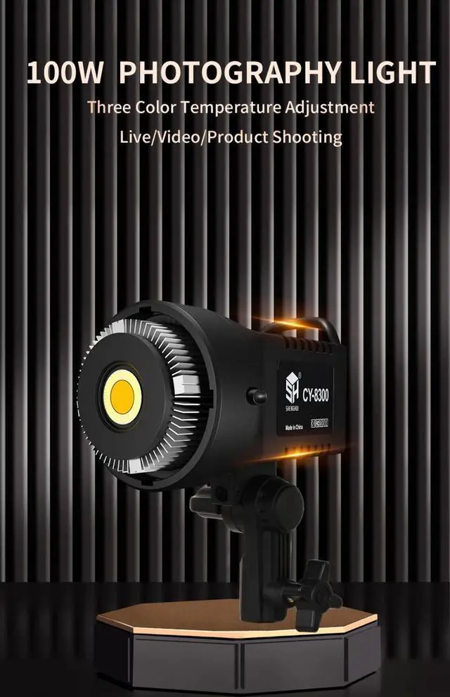 Alt view image 6 of 7 - 100W/115W Bowens COB Photography Light Kit 2M Tripod Photogr