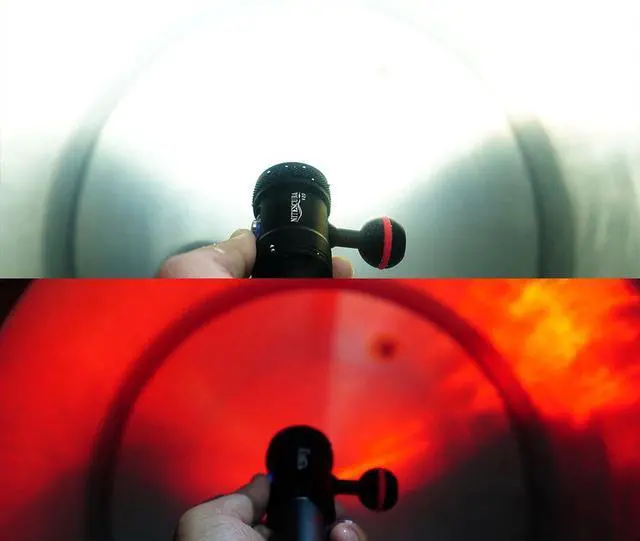 Alt view image 7 of 7 - Nitescuba V20 Diving Led Video Light Glare 2000 Lumen Astigm