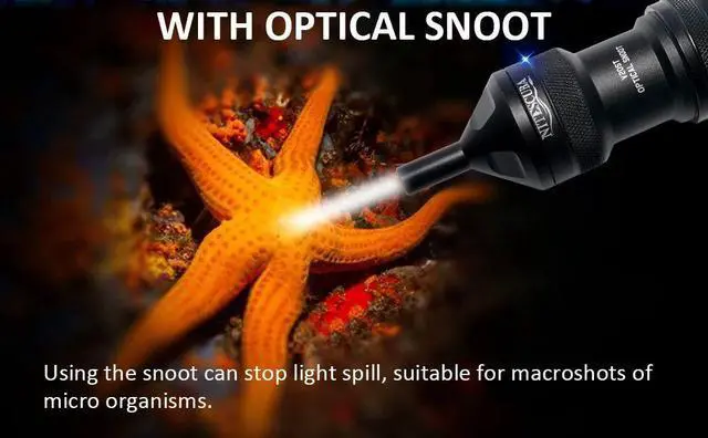 Alt view image 3 of 7 - Nitescuba V20 Diving Led Video Light Glare 2000 Lumen Astigm