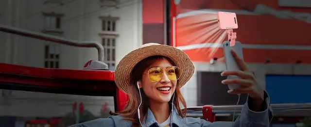 Alt view image 5 of 7 - KingMa LED Selfie Light 80 Power Rechargeable Clip Fill Vide