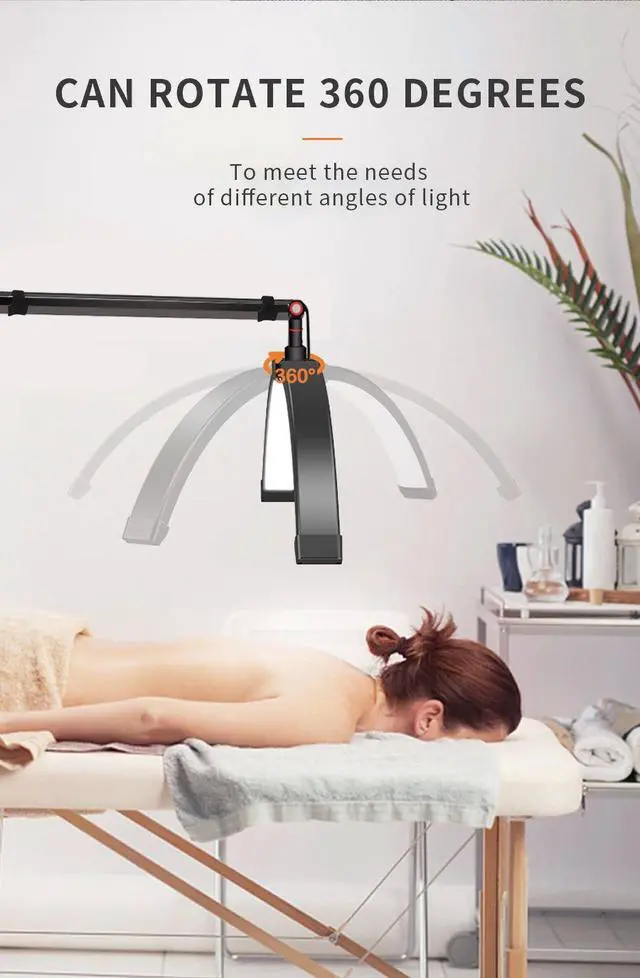 Alt view image 6 of 7 - 16 INCH LED Half Moon Lash Light Temperature 20W 3000K-6000K