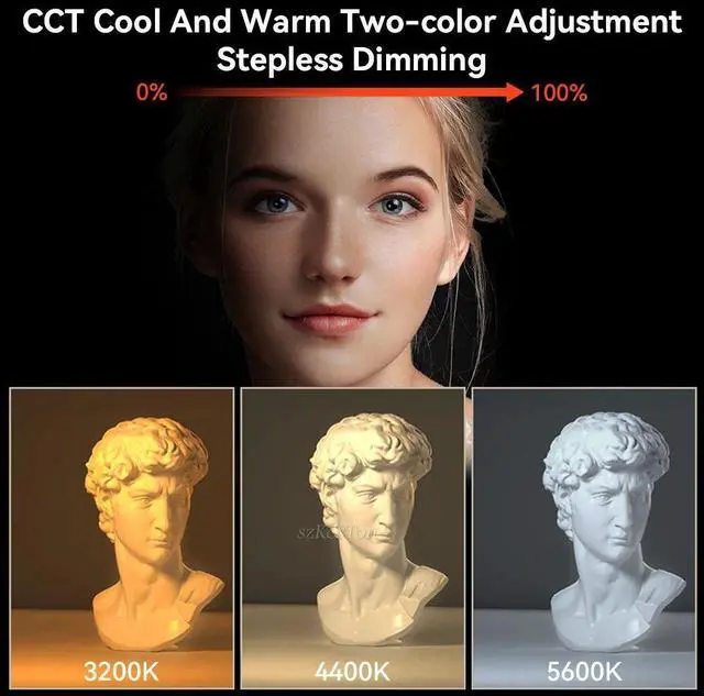 Alt view image 7 of 7 - Photo Studio LED 3200K-5600K Video Fill Lamp Light Panel Pho