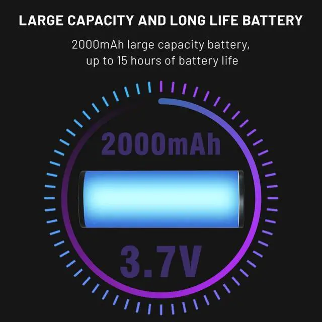 Alt view image 4 of 7 - Mini Handle RGB LED Video Light 2500K-9000K Stick Light Temp