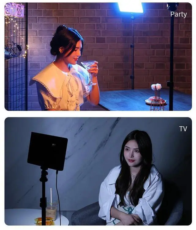 Alt view image 6 of 7 - Ulanzi LT003 RGB Video Light Full Color Panel Light 8000mAh