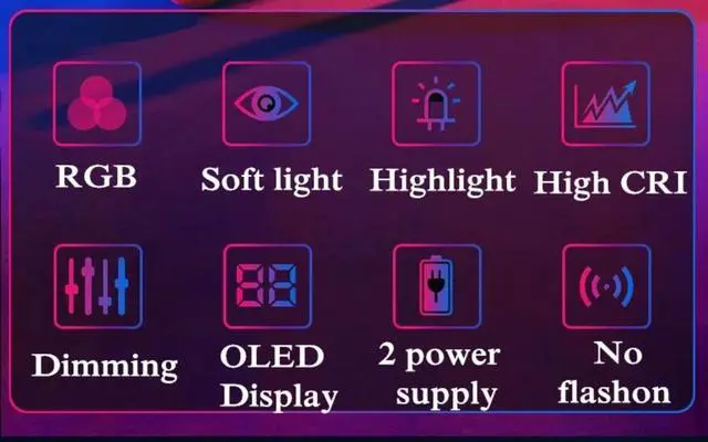 Alt view image 2 of 7 - RGB Handheld LED Light Wand Colorful Photography Lighting St