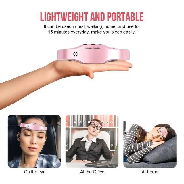 Alt view image 5 of 7 - Wireless Help Sleep Head Massager Sleep Monitor Migraine Rel