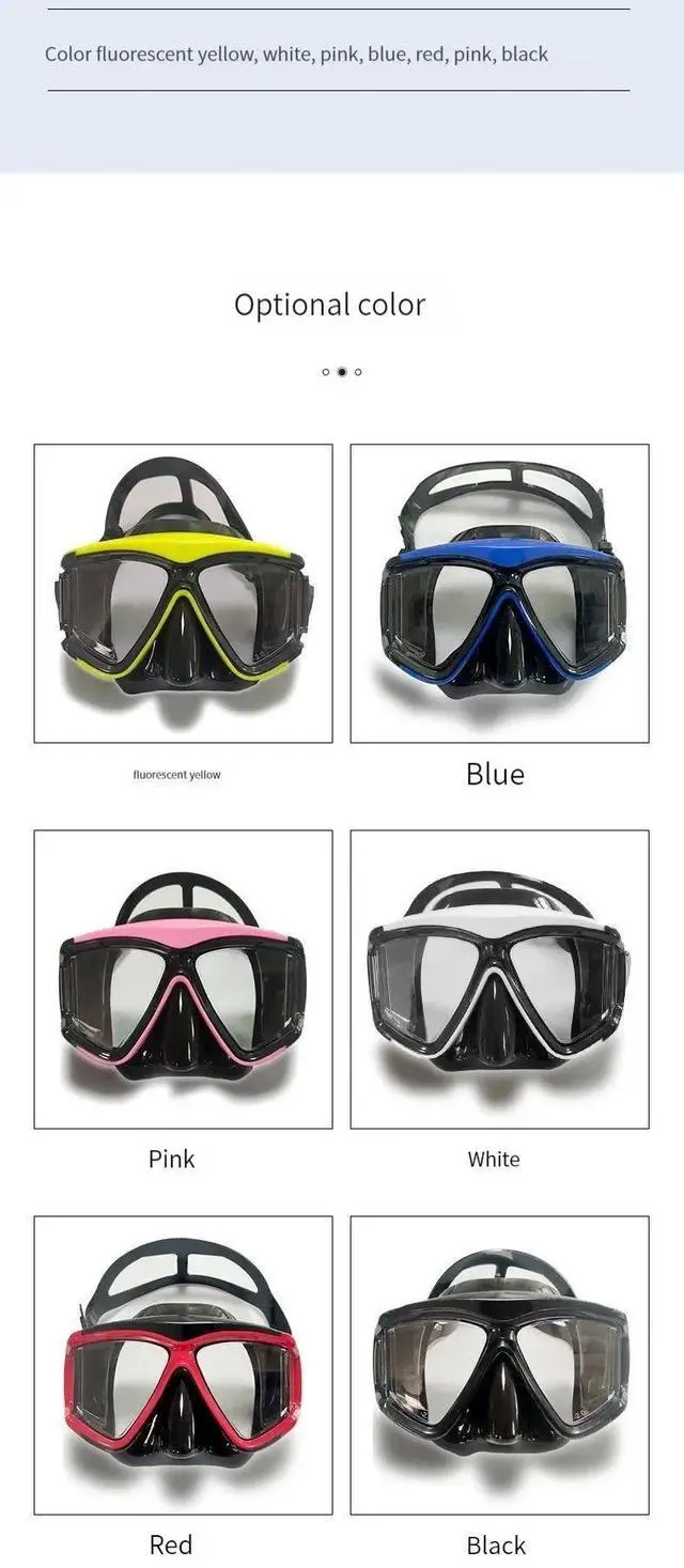 Alt view image 6 of 7 - Professional scuba diving mask snorkeling suit adult silicon