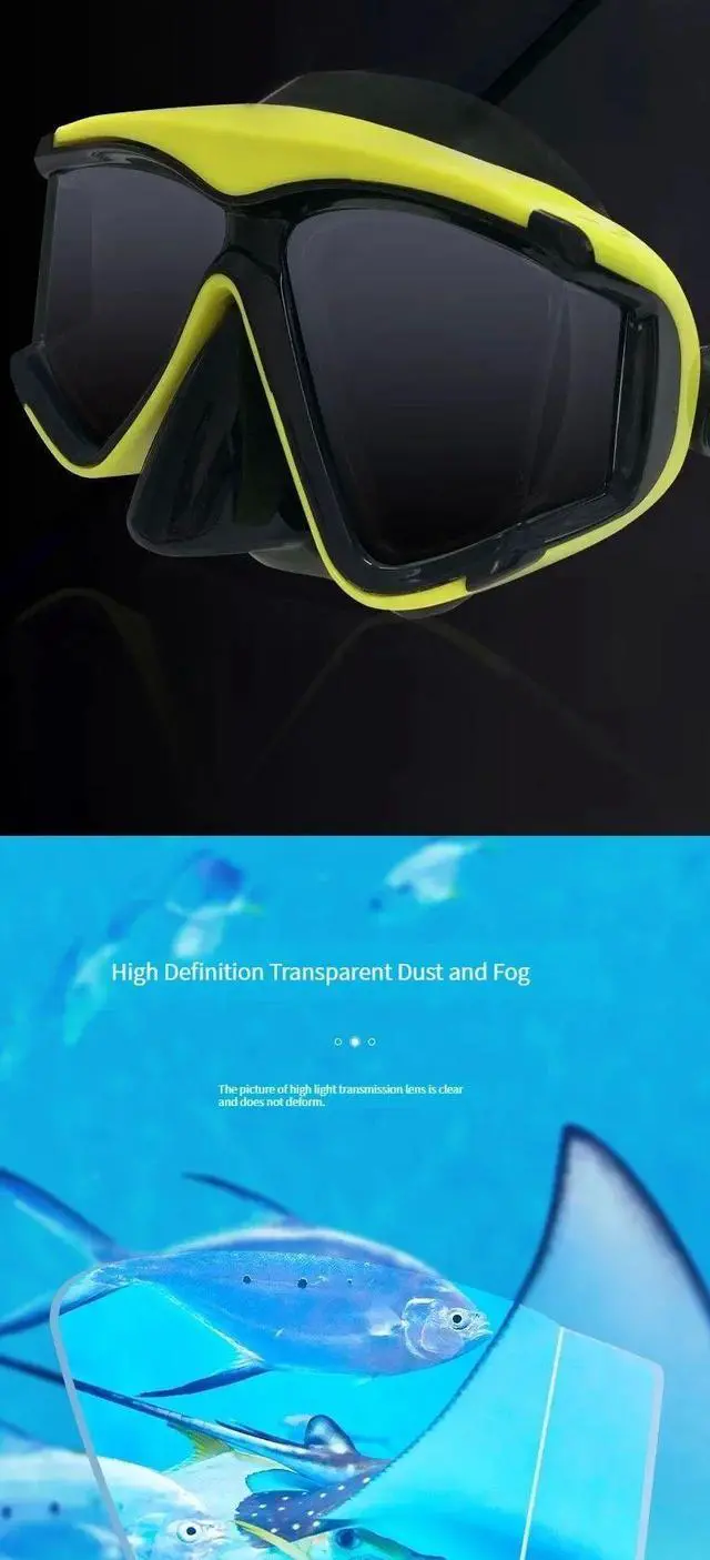 Alt view image 3 of 7 - Professional scuba diving mask snorkeling suit adult silicon
