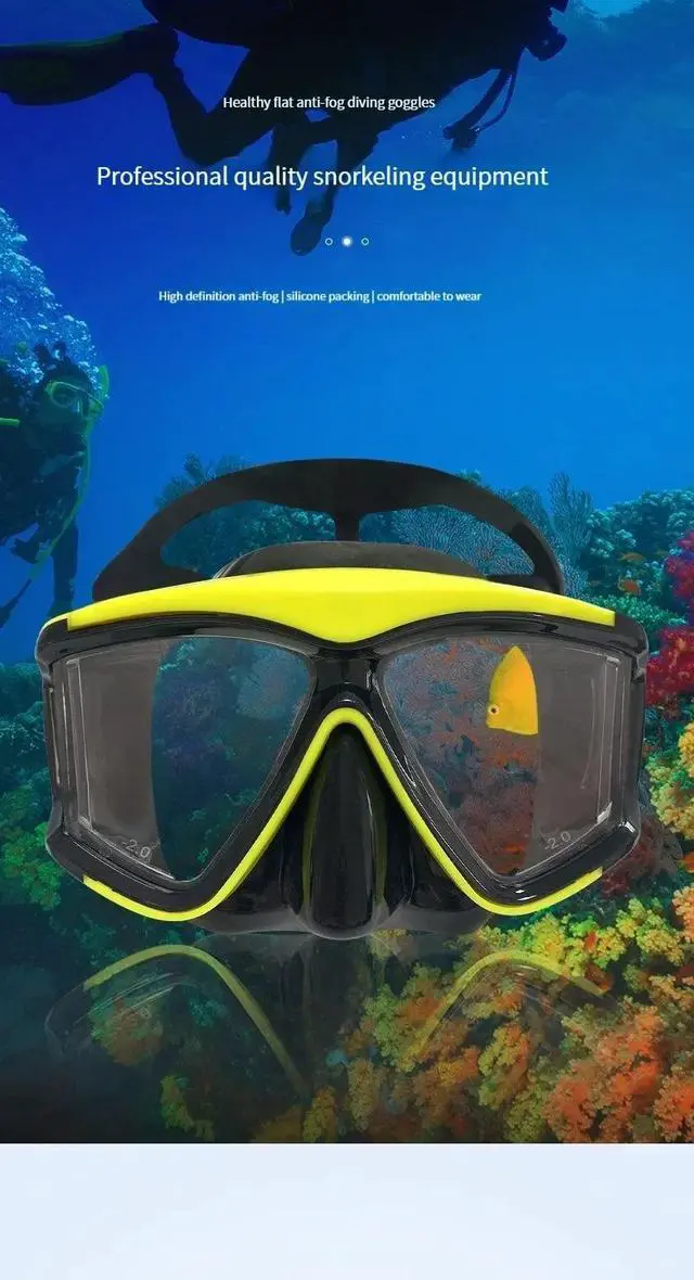 Main image of Professional scuba diving mask snorkeling suit adult silicon