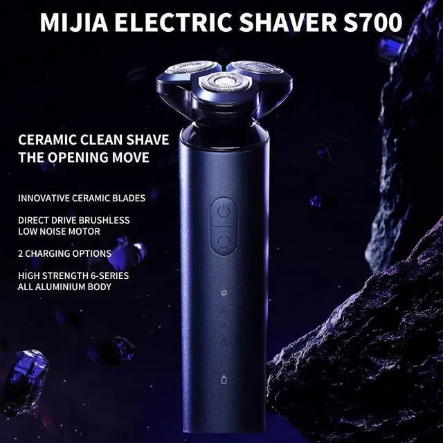 Main image of XIAOMI MIJIA Electric Shaver S700 Portable Flex Razor 3 Head