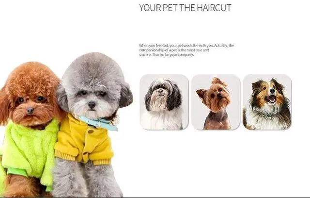 Alt view image 2 of 7 - Professional Dog Hair Clipper All Metal Rechargeable Pet Tri