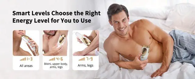 Alt view image 5 of 7 - Laser Hair Removal Unlimited Flashes IPL Ice-Cooling Painles