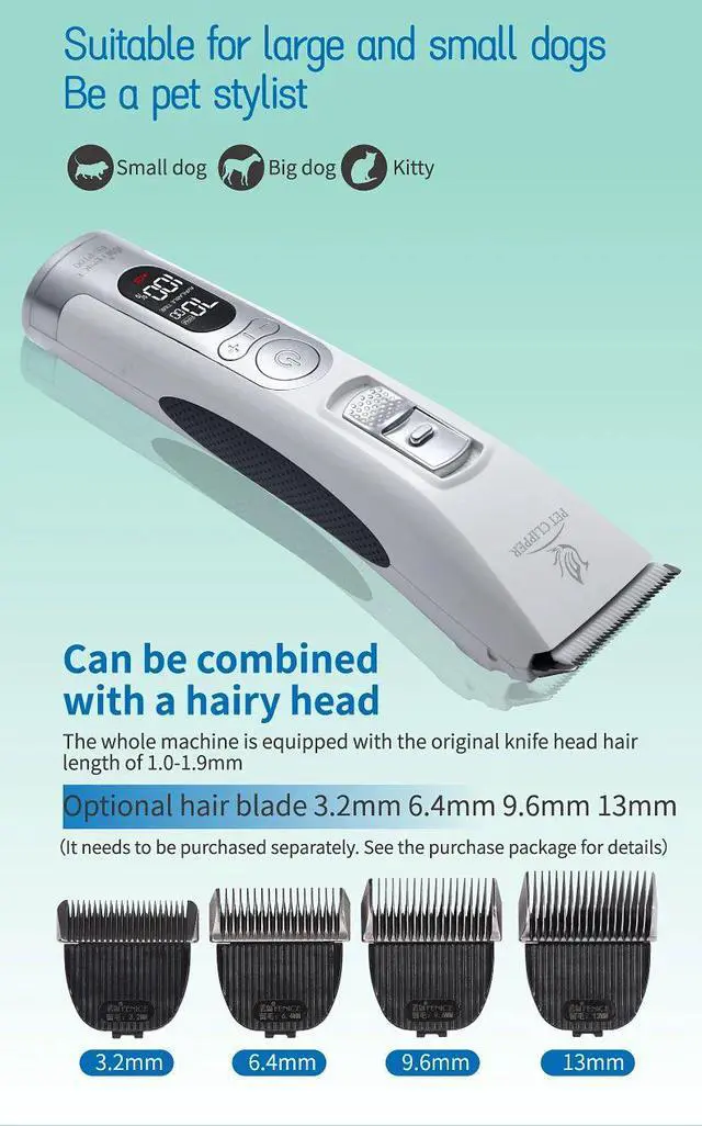 Alt view image 2 of 7 - Fenice Electrical Pet Clipper Machine Dog Hair Clippers Groo
