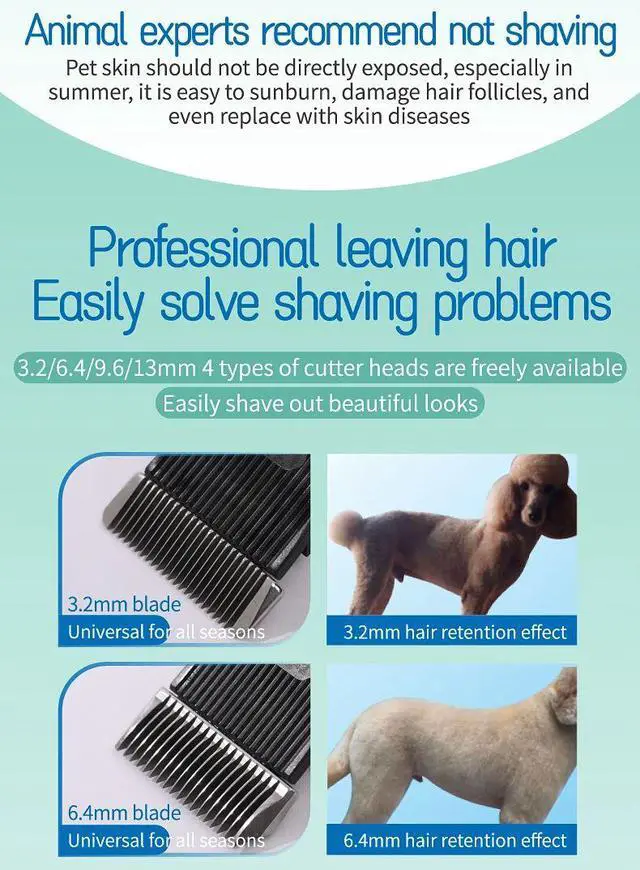 Alt view image 4 of 7 - Fenice Electrical Pet Clipper Machine Dog Hair Clippers Groo