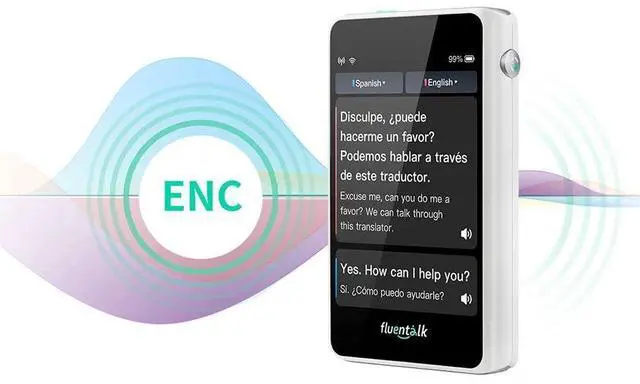 Alt view image 5 of 7 - Timekettle Fluentalk T1 Mini intelligent voice translator re