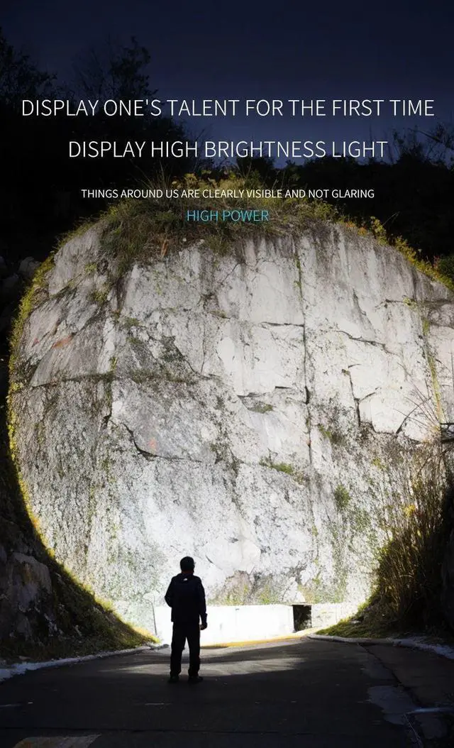 Alt view image 4 of 7 - Strong Flashlight Ultra Bright Laser Outdoor Tactical Zoom L