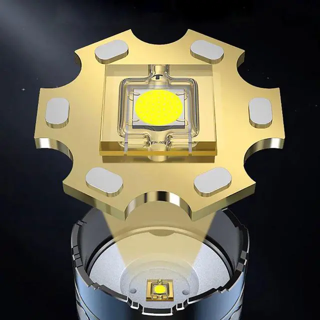 Alt view image 2 of 7 - 50000W White Laser LED Flashlight Super Bright Spotlight Lon