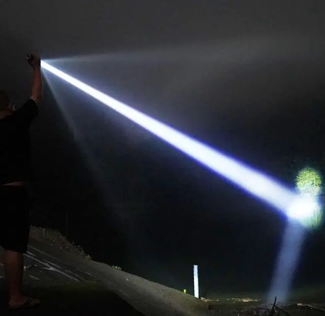 Alt view image 7 of 7 - 1000000LM Most Powerful LED Flashlight Rechargeable Type-c F