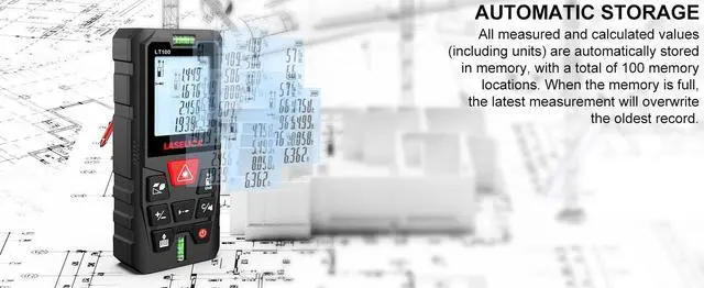 Alt view image 4 of 7 - Laselion Laser Rangefinder 50M 70M 100M Mini Laser Measureme