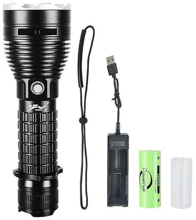 Main image of 9000LM Upgrade XHP160 Diving Flashlight Powerful Profession