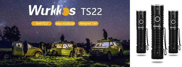 Alt view image 4 of 7 - Wurkkos DL40 Scuba Diving Lamp 26650 Ultra Powerful Flashlig