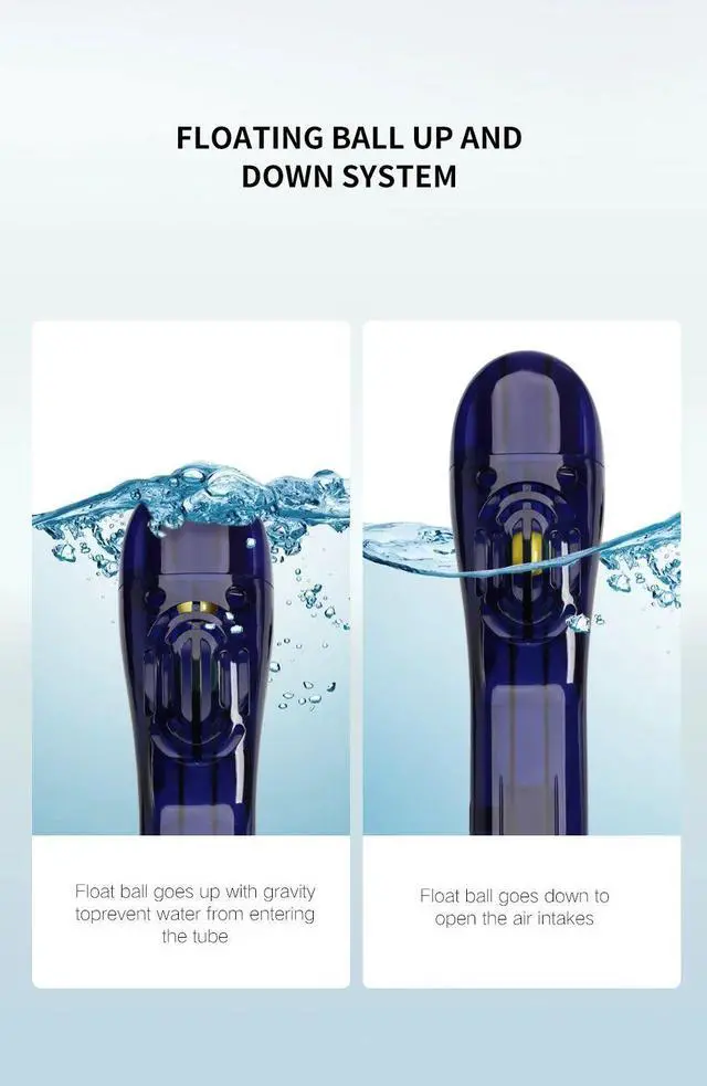 Alt view image 6 of 7 - COPOZZ Scuba Underwater Hunting Diving Mask Anti Fog Snorkel