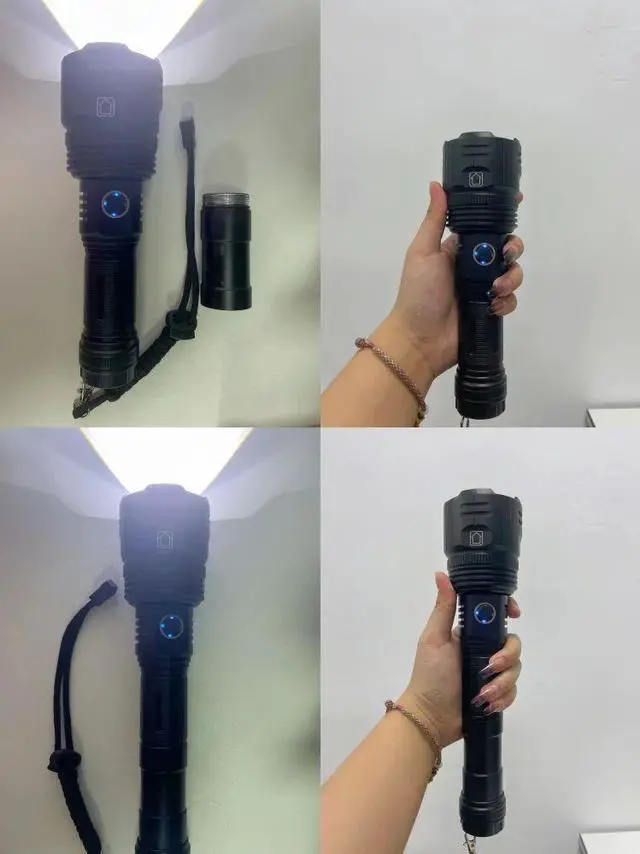 Alt view image 3 of 7 - New 12000mAh White Laser Flashlights 1000000LM Ultra Powerfu